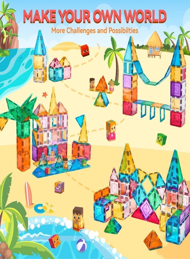 Vigorfun مجموعة ألعاب بناء البلاطات المغناطيسية من فيجورفن للأطفال من عمر 3-5 و4-8 سنوات، مجموعة بناء STEM مع 8 مكعبات مغناطيسية، هدايا ألعاب مغناطيسية حسية تعليمية للأطفال الصغار من الأولاد والبنات في الفصل الدراسي - Image 5